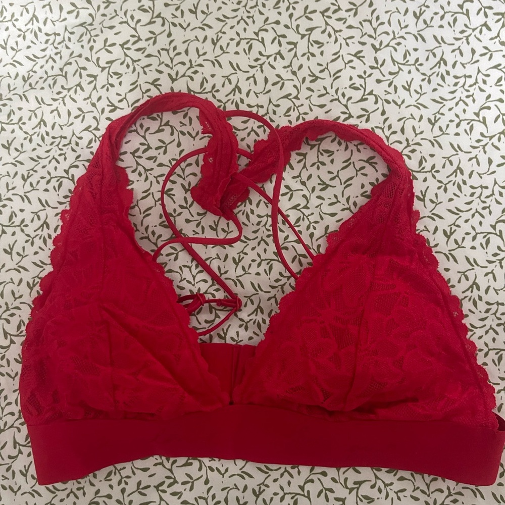 Vs PINK red bralette
